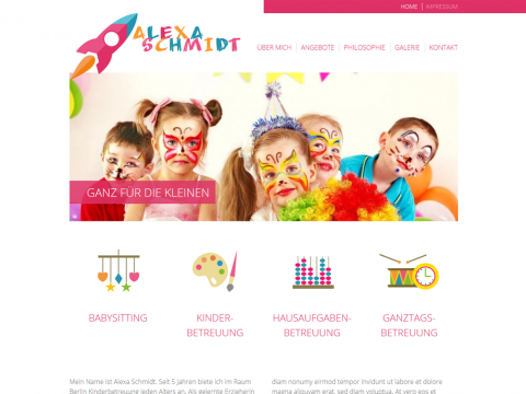 Website Design Berlin: Kinderbetreuung