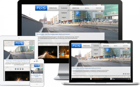 Webdesign für FGS Berlin - Forschungs- und Planungsgruppe