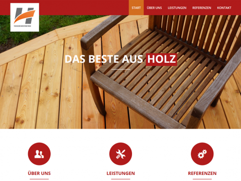 Website Design Potsdam: Tischlerei